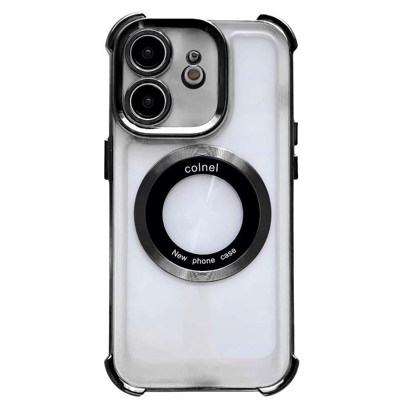 For iPhone 11 6D Electroplating Armor Magsafe Phone Case(Purple)