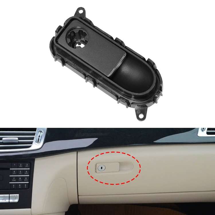 For Mercedes-Benz W218 / CLS300 / 320 / 350 / 400 Car Glove Box Handle Switch 21868000919G81(Black)