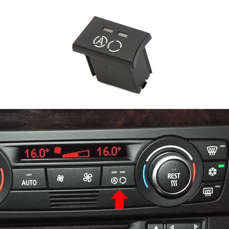 For BMW 1 Series / 3 Series / X1 / X3 Left Driving Car Air Conditioner Panel Switch Button A Key 641
