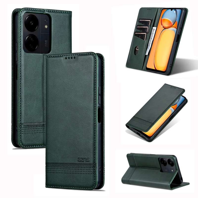 For iPhone 14 Pro DG.MING M1 Series 3-Fold Multi Card Wallet Leather Case(Coffee)