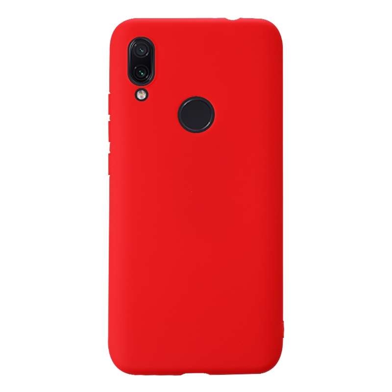For Xiaomi Redmi 7 Shockproof Frosted TPU Protective Case(Red)