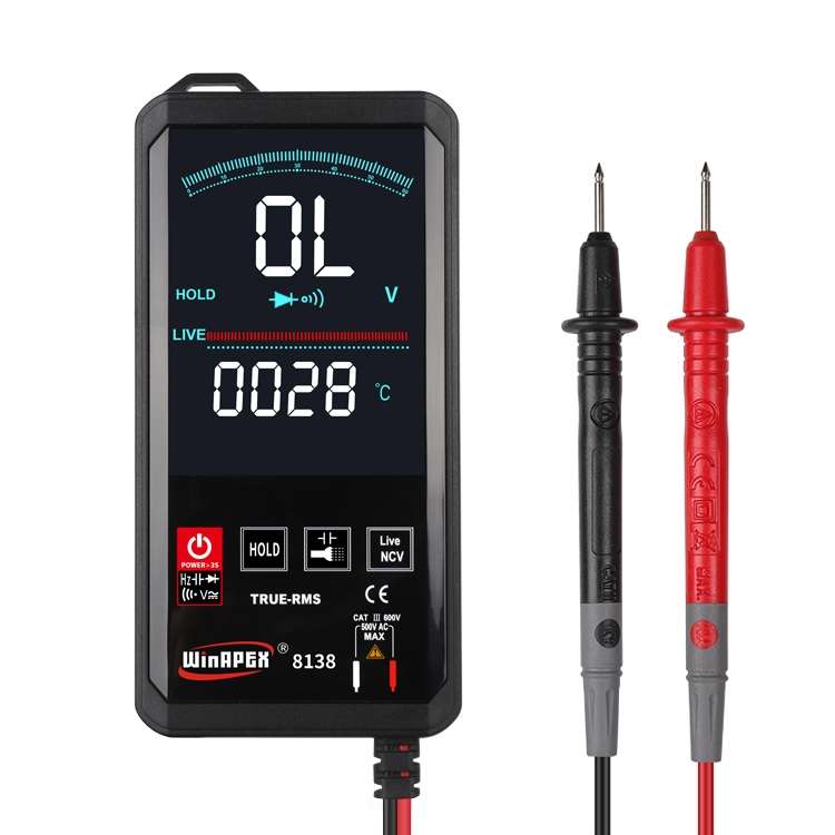 WinAPEX Smart Touch Screen Digital Multimeter, Model:8138