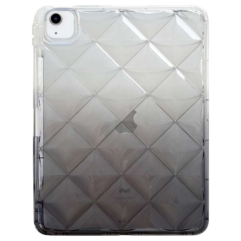 For iPad Air 11 2025 / 2024 Gradient Diamond Plaid TPU Tablet Case(Gradient Pink)