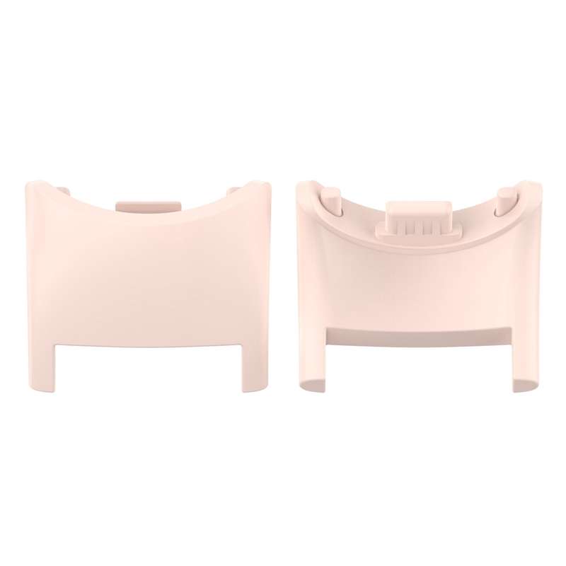 For Xiaomi Mi Band 8 1 Pair PC Plastic Watch Band Connector(Grey)