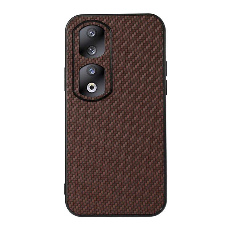 For Honor 90 Pro Carbon Fiber Texture Shockproof Phone Case(Black)