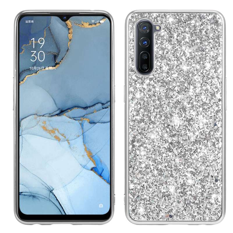Glitter Powder Shockproof TPU Protective Case(Red)