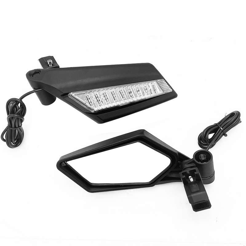 For Can-Am BRP UTV Maverick X3 Off-Road Vehicle Rearview Mirror, Model:UTV-17D With Light