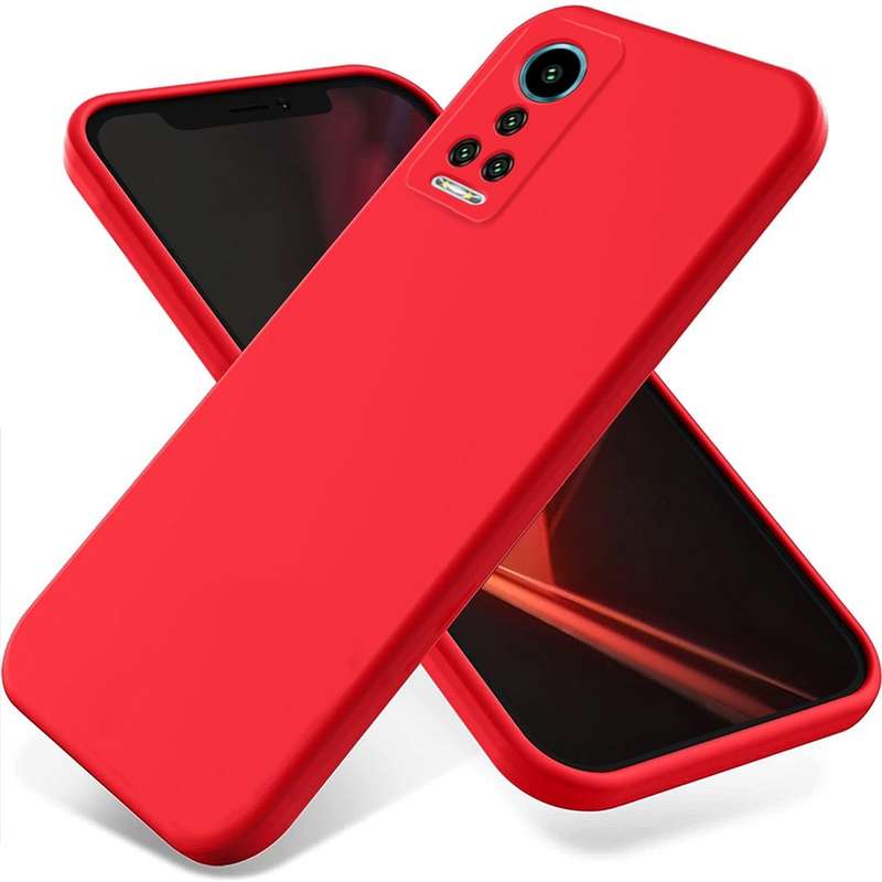 For Hisense H60 Pure Color Liquid Silicone Shockproof Phone Case(Black)