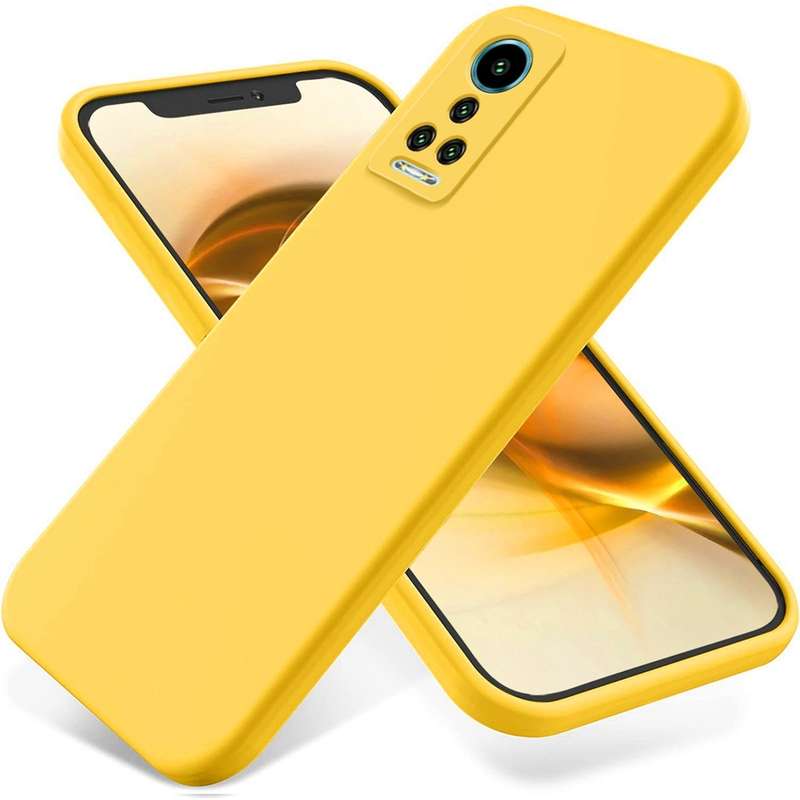 For Hisense H60 Pure Color Liquid Silicone Shockproof Phone Case(Black)