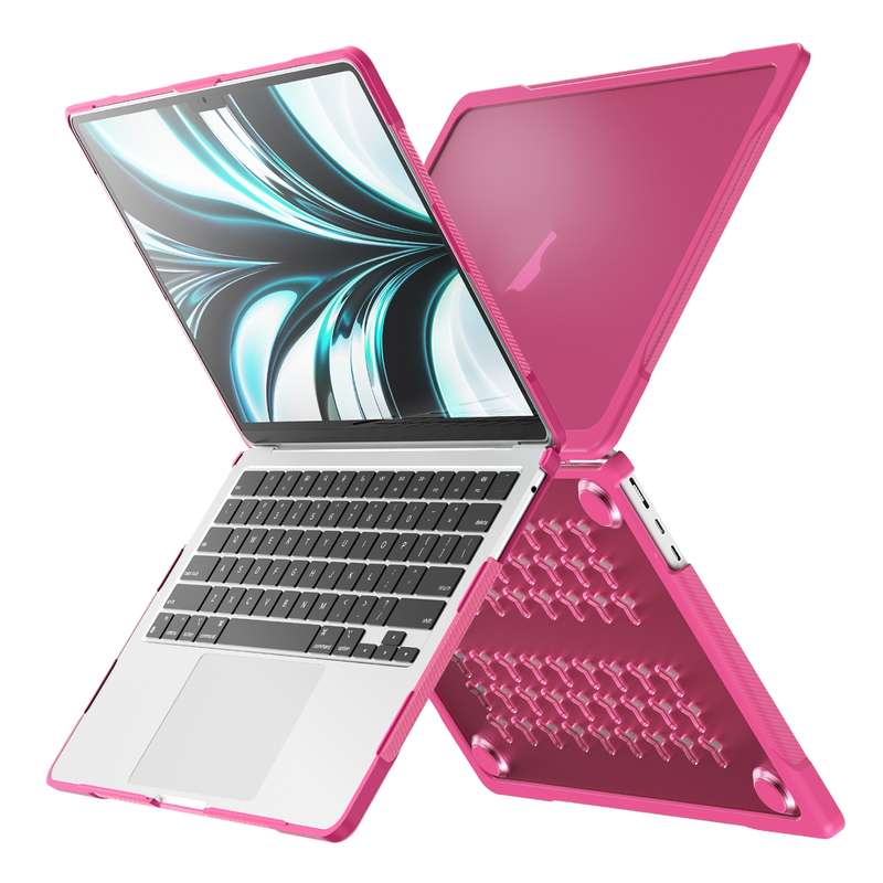 For MacBook Air 13.6 inch A2681 2022 / M3 2024 A3113 / M4 2025 A3240 Translucent Laptop Protective C
