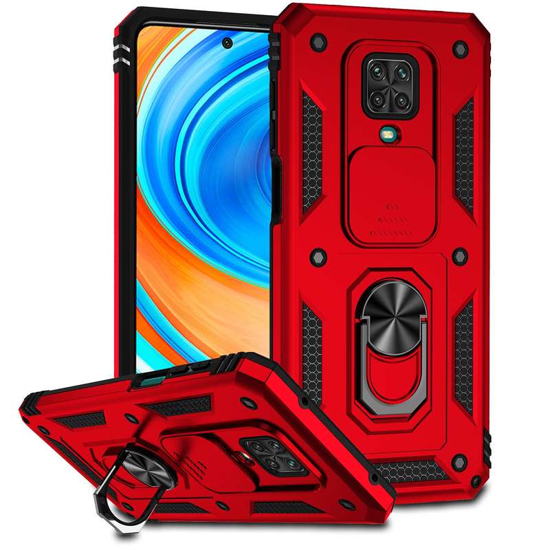 For Xiaomi Redmi 10A Sliding Camshield Holder Phone Case(Black)