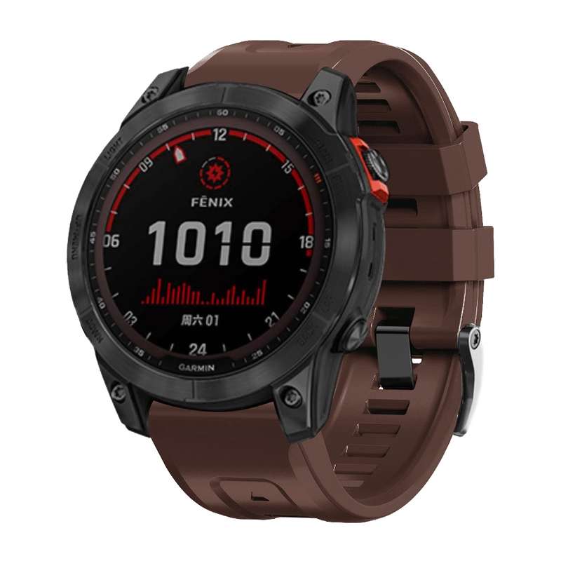 For Garmin Forerunner 965 / 955 / 945 / 935 Screw Black Steel Buckle Silicone Watch Band(Black)