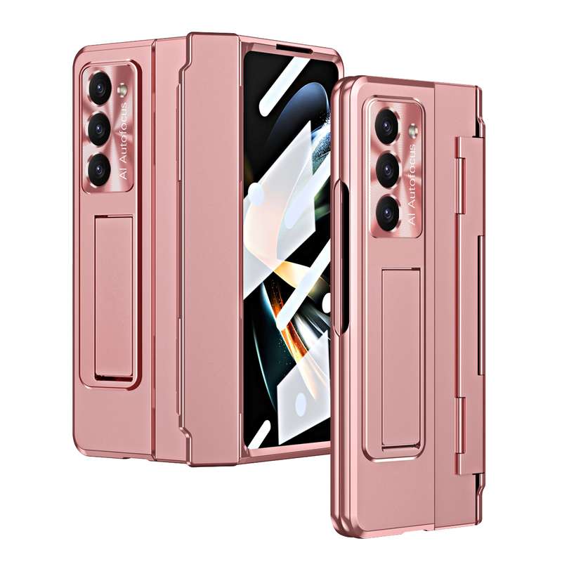 For Samsung Galaxy Z Fold5 5G Integrated Folding Phone Case with Hinge(Black)