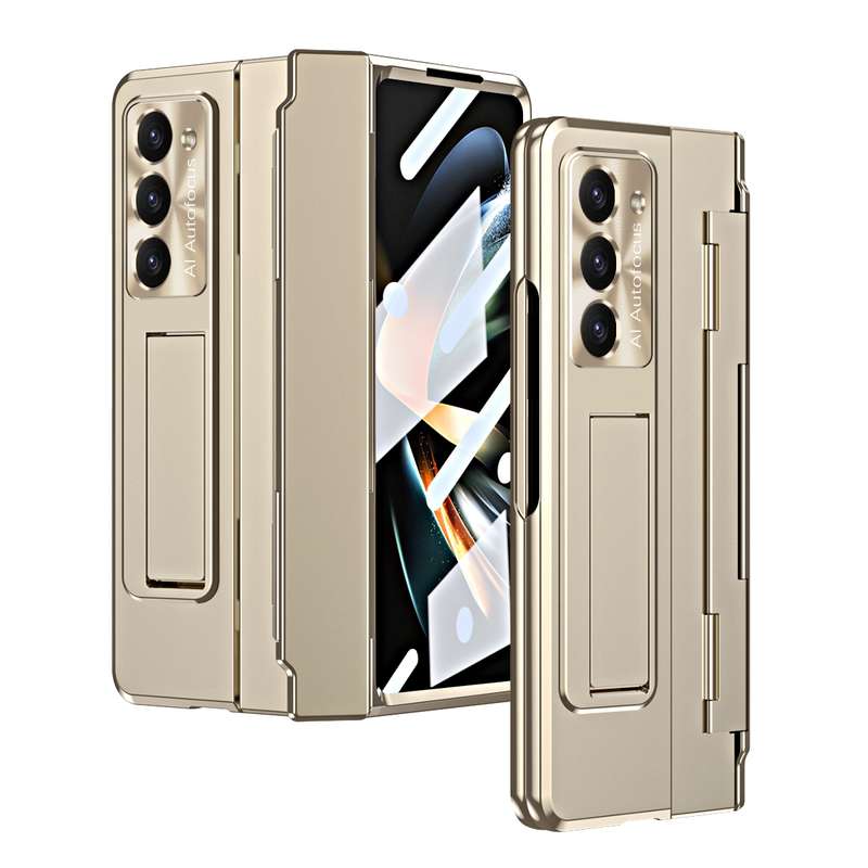 For Samsung Galaxy Z Fold5 5G Integrated Folding Phone Case with Hinge(Black)