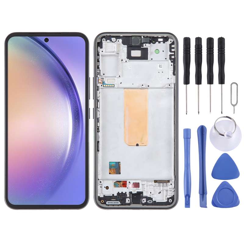 For Samsung Galaxy A54 SM-A546B Original LCD Screen Digitizer Full Assembly with Frame