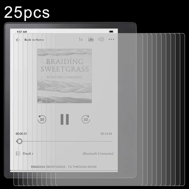 For Kobo Elipsa 2E 25pcs 9H 0.3mm Explosion-proof Tempered Glass Film