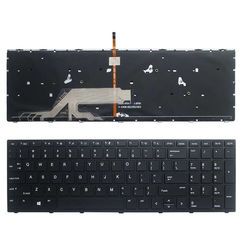 For HP Probook 450 US Version Laptop Backlight Keyboard