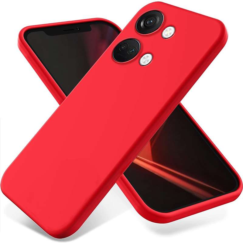 For OnePlus Nord 3 / Ace 2V Pure Color Liquid Silicone Shockproof Phone Case(Black)