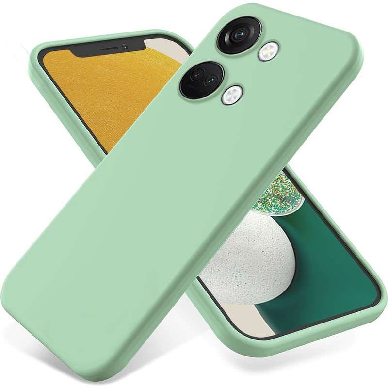 For OnePlus Nord 3 / Ace 2V Pure Color Liquid Silicone Shockproof Phone Case(Black)
