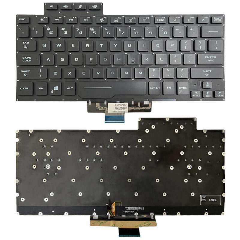 For ASUS ROG G14 Zephyrus GA401 GA401I US Version Backlight Laptop Keyboard(Black)