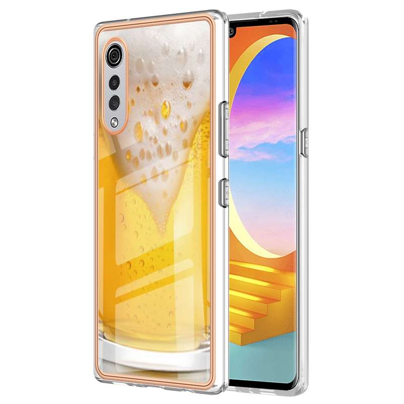 For LG Velvet 5G / 4G / G9 Electroplating Marble Dual-side IMD Phone Case(Natural Growth)