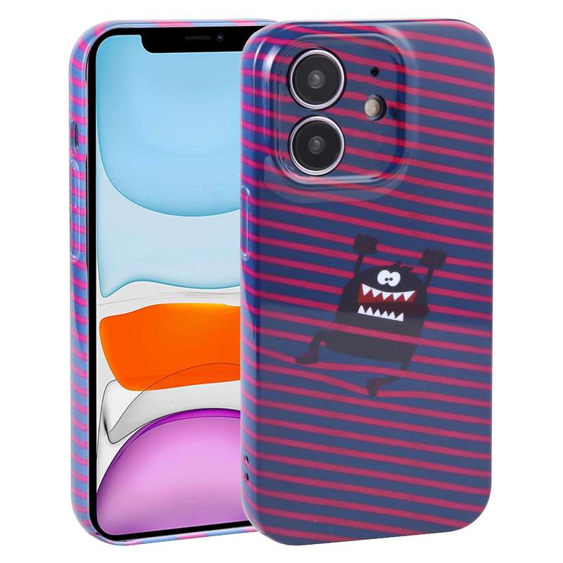 For iPhone 11 Dustproof Net Full Coverage PC Phone Case(Animal Party)