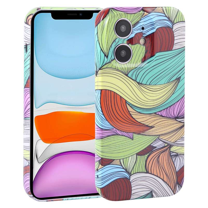 For iPhone 11 Dustproof Net Full Coverage PC Phone Case(Animal Party)