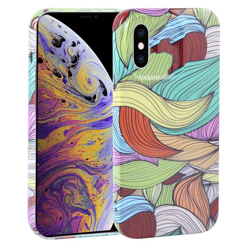 For iPhone XS Max Dustproof Net Full Coverage PC Phone Case(Animal Party)
