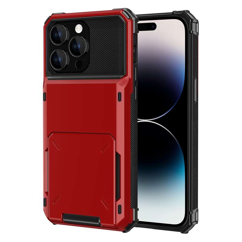 For iPhone 15 Pro Scratch-Resistant Shockproof Heavy Duty Rugged Armor Phone Case(White)