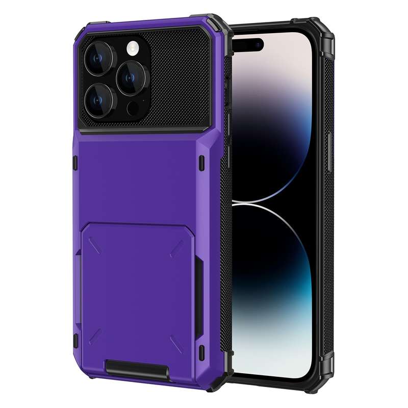 For iPhone 15 Pro Scratch-Resistant Shockproof Heavy Duty Rugged Armor Phone Case(White)