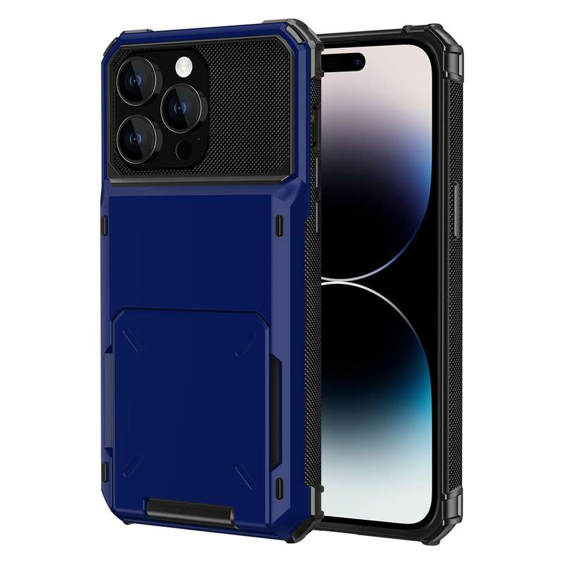 For iPhone 15 Pro Scratch-Resistant Shockproof Heavy Duty Rugged Armor Phone Case(White)