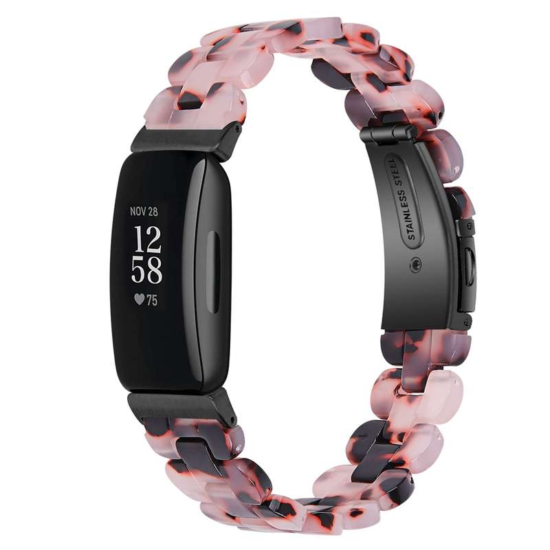 For Fitbit Inspire 3 Oval Resin Replacement Watch Band(Purple Light)