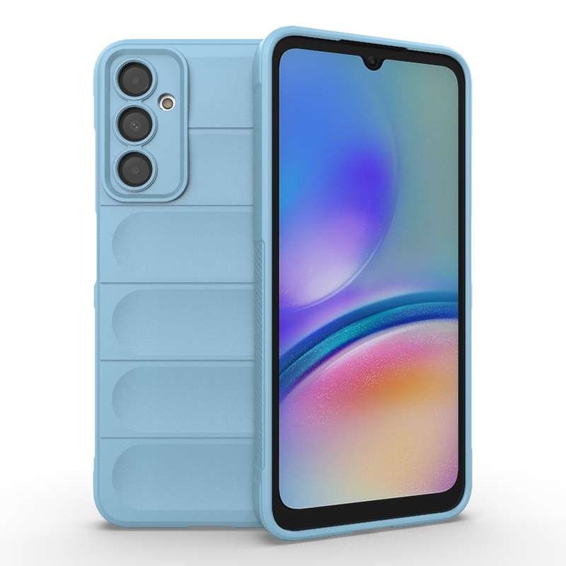 For Samsung Galaxy A05s 4G Magic Shield TPU + Flannel Phone Case(Black)