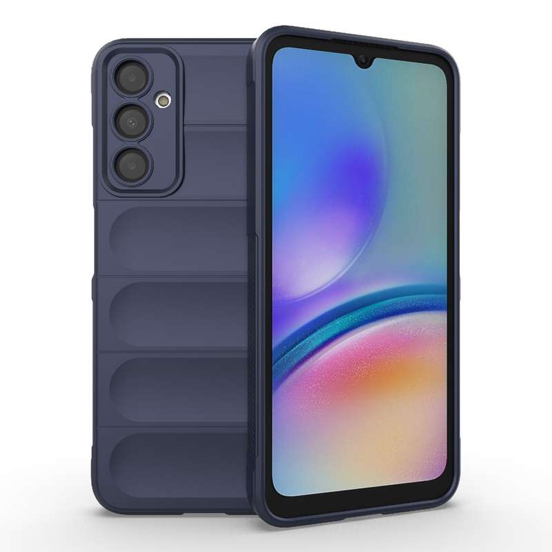 For Samsung Galaxy A05s 4G Magic Shield TPU + Flannel Phone Case(Black)