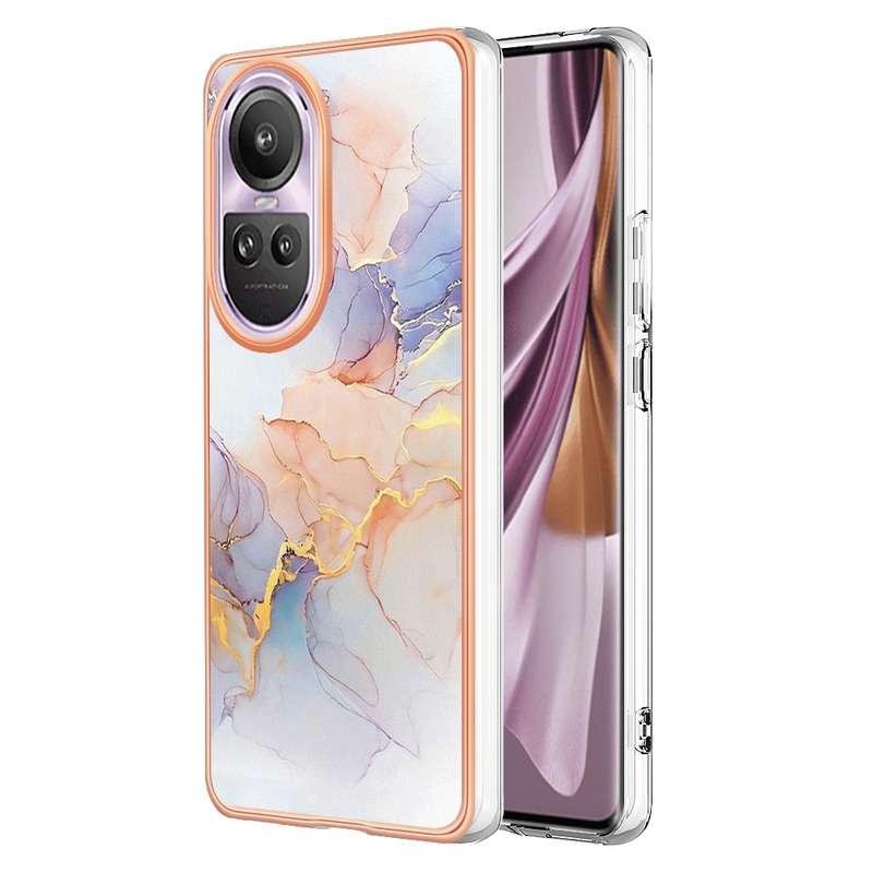 For OPPO Reno10 Pro 5G Global Electroplating IMD TPU Phone Case(Colorful Scales)