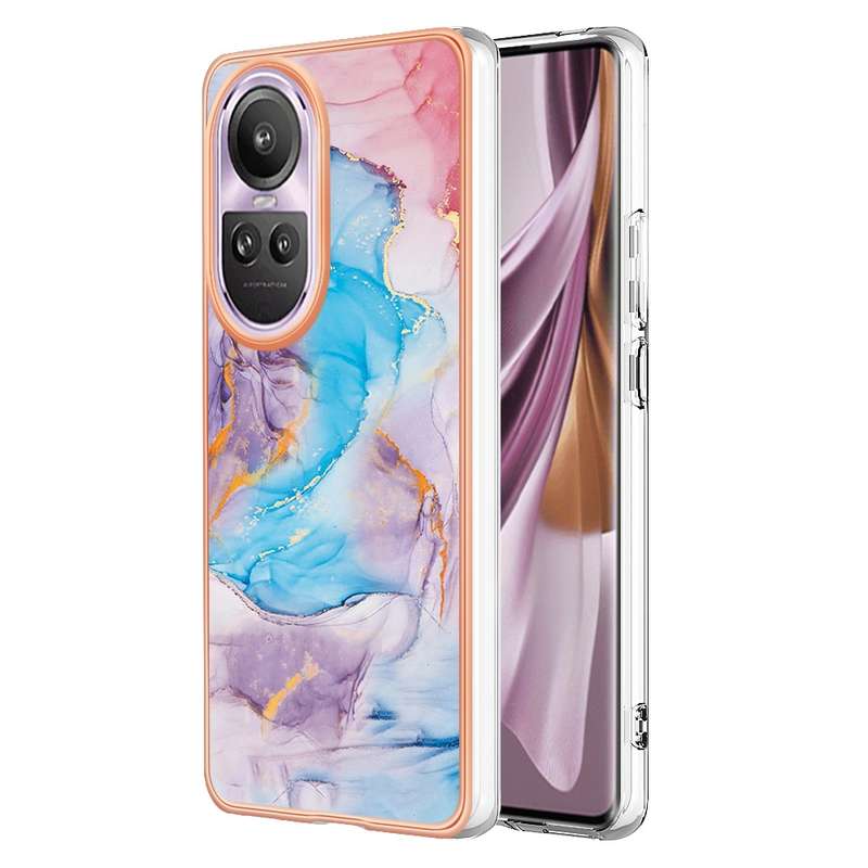 For OPPO Reno10 Pro 5G Global Electroplating IMD TPU Phone Case(Colorful Scales)