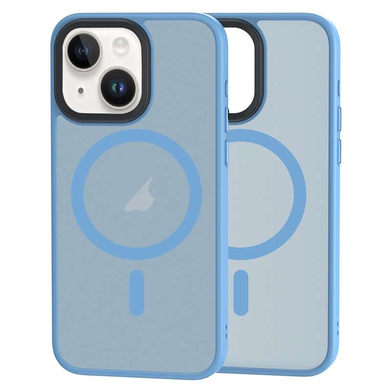 For iPhone 13 Brilliant Series MagSafe Micro-frosted Anti-fingerprint PC Phone Case(Black)