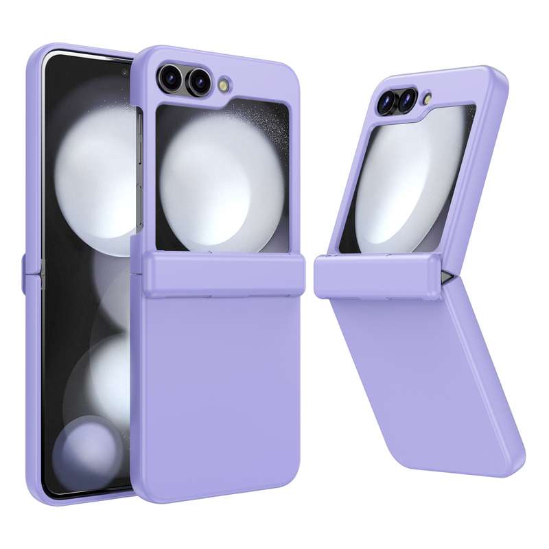 For Samsung Galaxy Z Flip5 Hinge Full Coverage Phone Case(Purple)