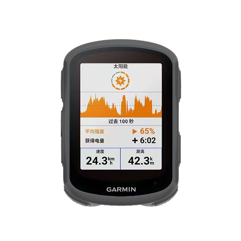 For Garmin Edge 540 / 840 Stopwatch Silicone Protective Case(Black)