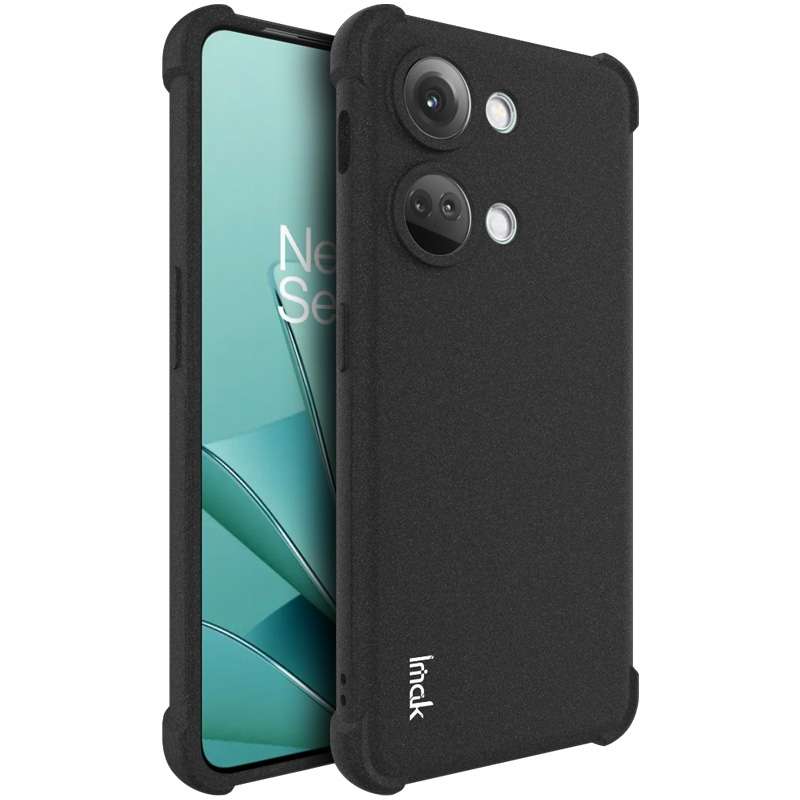 For OnePlus Ace 2V 5G/Nord 3 5G imak Shockproof Airbag TPU Phone Case(Matte Black)