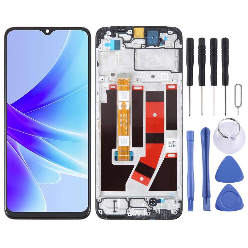 For OPPO A77 4G OEM LCD Screen Digitizer Full Assembly with Frame
