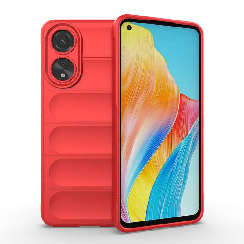 For OPPO A78 4G Global Magic Shield TPU + Flannel Phone Case(White)