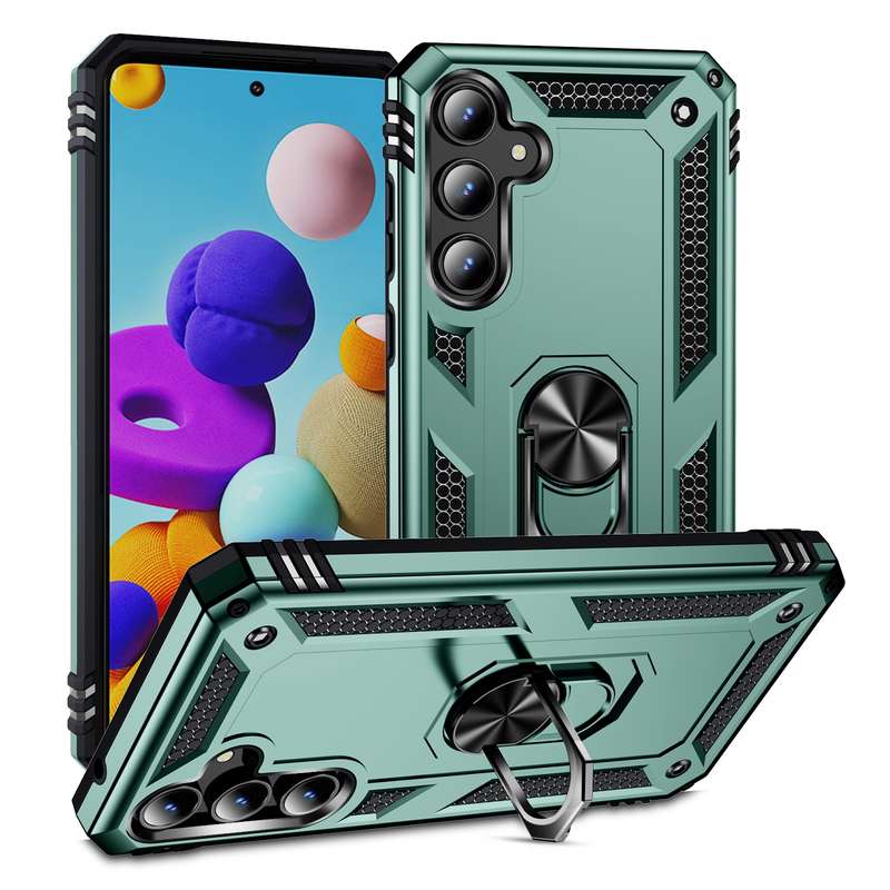 For Honor X9b Classic Tilt Strip Grain Magnetic PC Hybrid TPU Phone Case(Blue)
