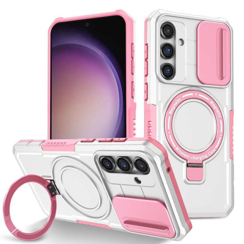 For Samsung Galaxy S10 RedPepper Transparent Dot Shockproof Waterproof PC + TPU Protective Case(Blac