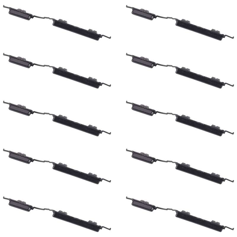 For Samsung Galaxy A01 Core SM-A013 10pcs Power Button + Volume Control Button(Black)