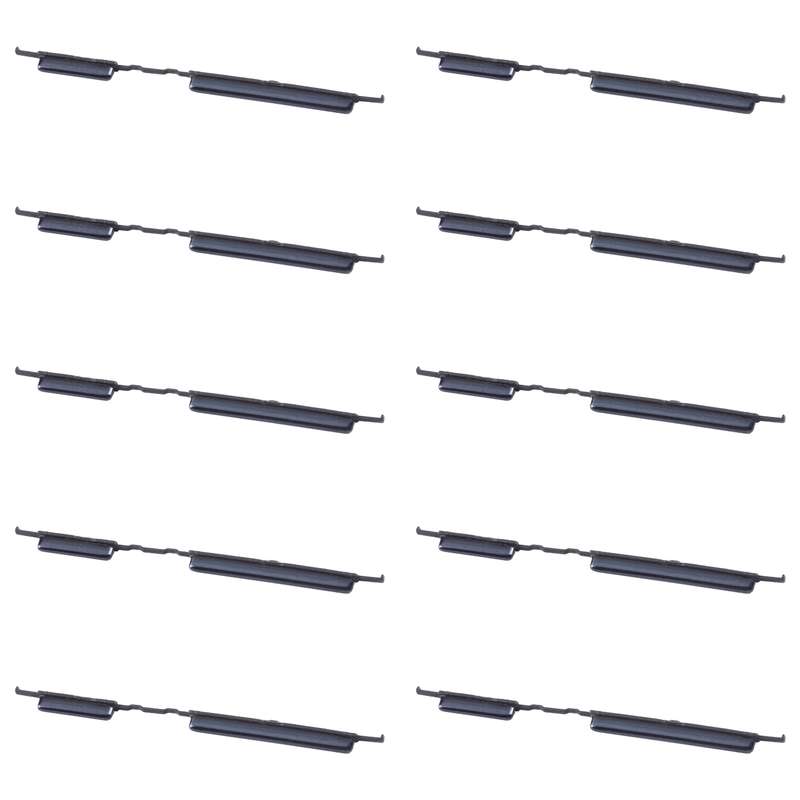 For Samsung Galaxy A42 5G SM-A426 10pcs Power Button + Volume Control Button(Black)