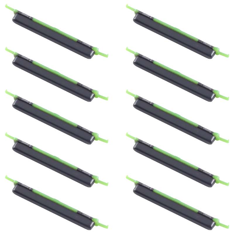For Samsung Galaxy A13 4G SM-A135 10pcs Volume Control Button(Black)