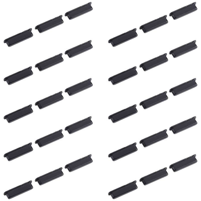 For Samsung Galaxy J4 Core SM-J410 10pcs Power Button + Volume Control Button(Black)