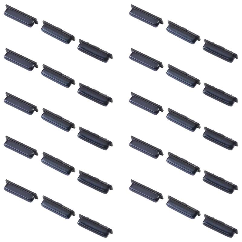 For Samsung Galaxy A7 2018 SM-A750 10pcs Power Button + Volume Control Button(Black)