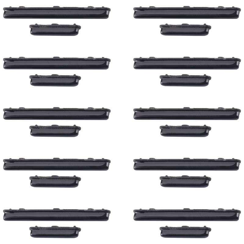 For Samsung Galaxy A51 SM-A515 10pcs Power Button + Volume Control Button(Black)